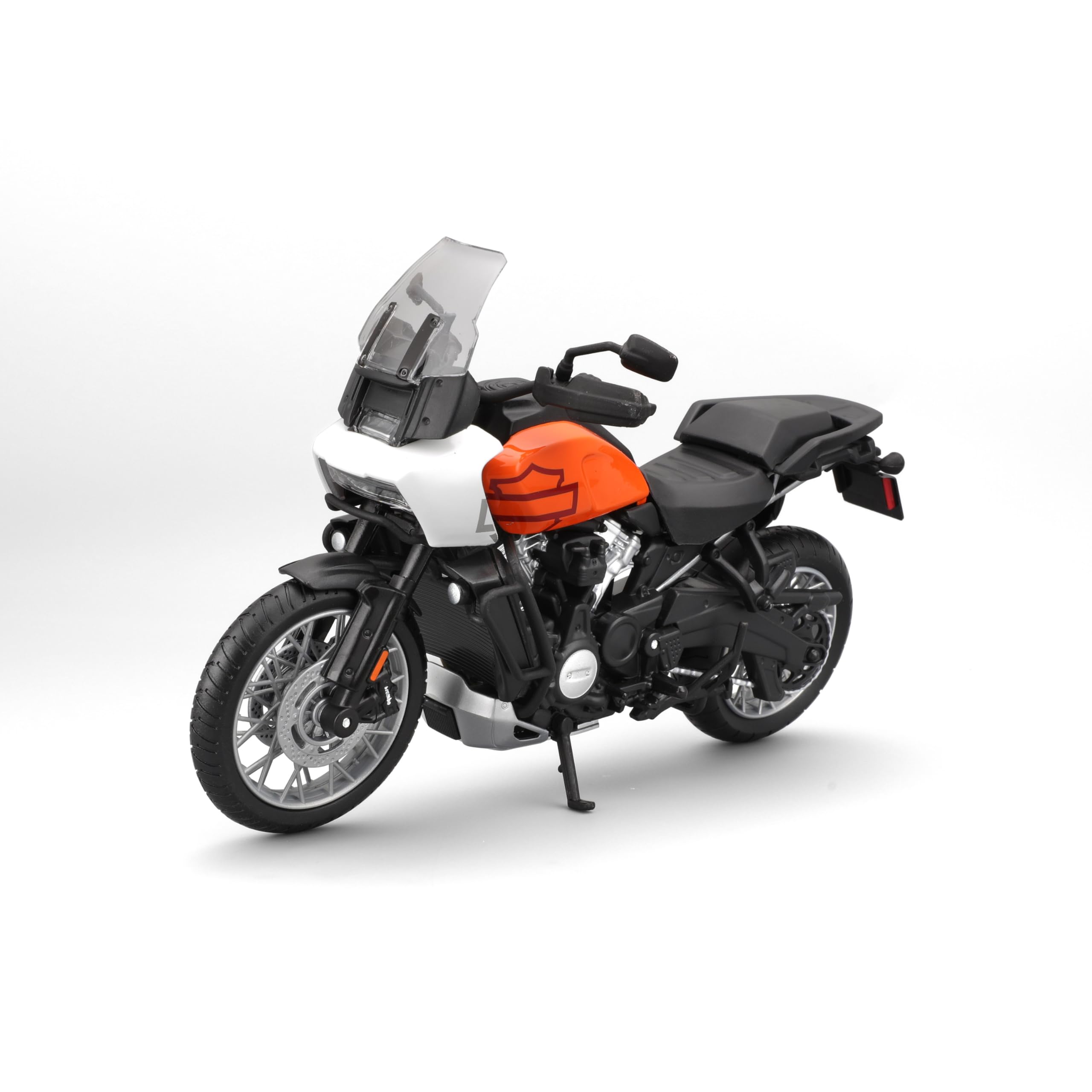 Foto 3 pulgar | Motocicleta Maisto H-d 2021 Pan America Escala 1:12 Naranja/negro/blanco - Venta Internacional.