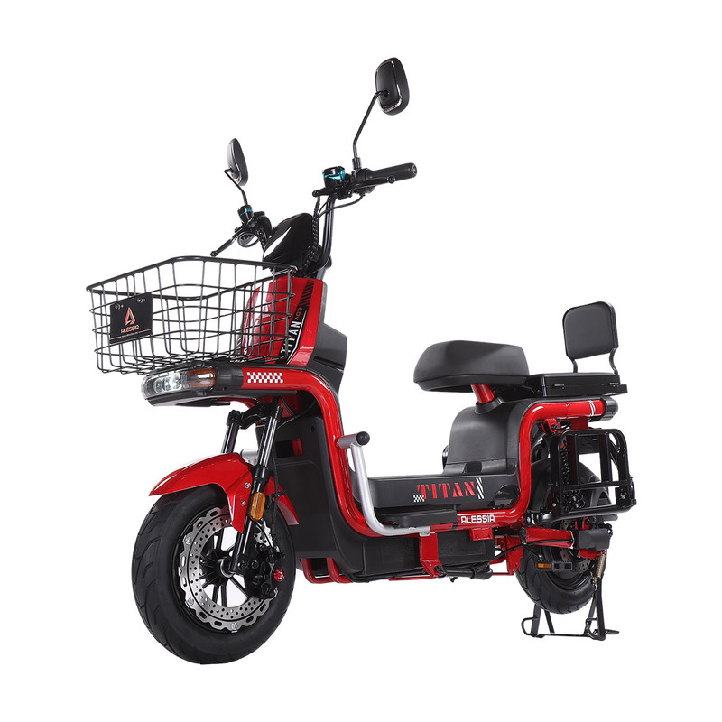 Foto 2 pulgar | Bicicleta Eléctrica Alessia Titan Color Rojo 800w