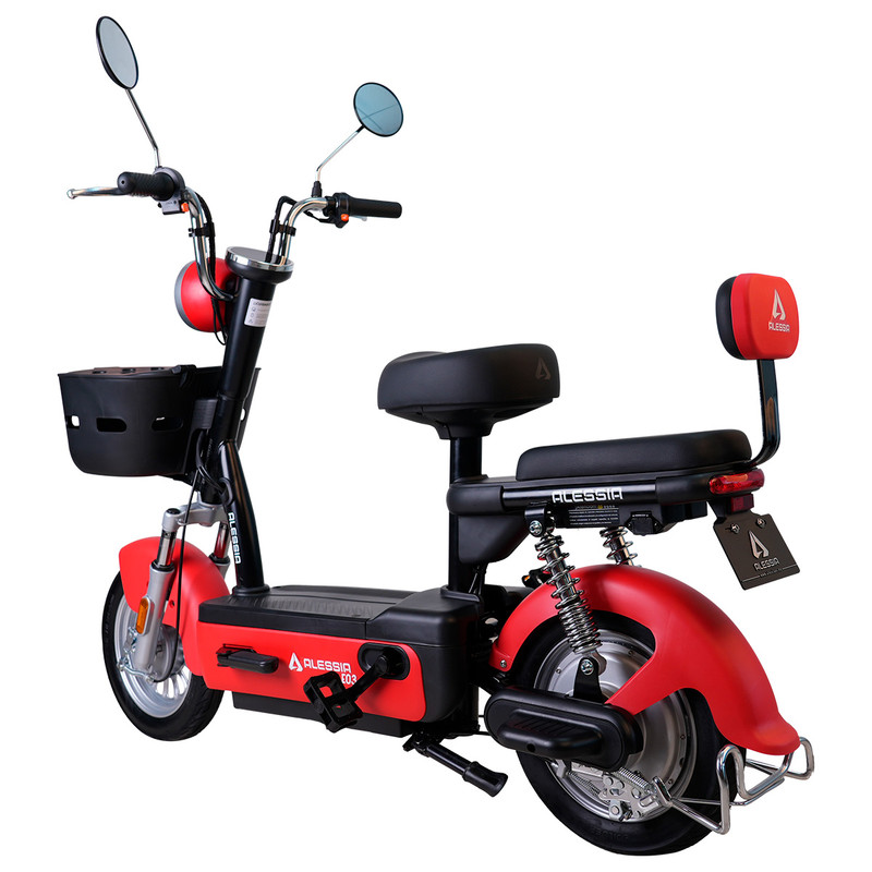Foto 2 pulgar | Bicicleta Eléctrica Alessia Strong Urban Color Rojo 400w