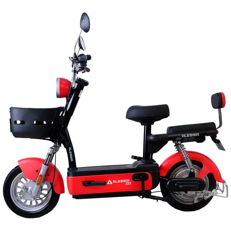 Foto 4 pulgar | Bicicleta Eléctrica Alessia Strong Urban Color Rojo 400w