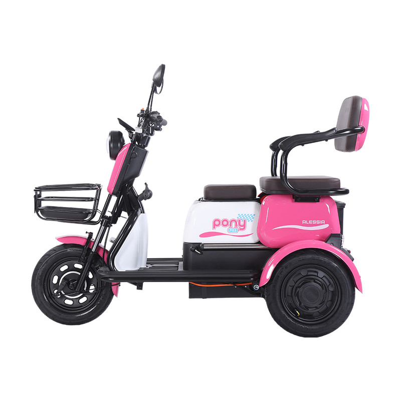 Foto 4 pulgar | Bicicleta Eléctrica Alessia Pony Color Rosa 500w