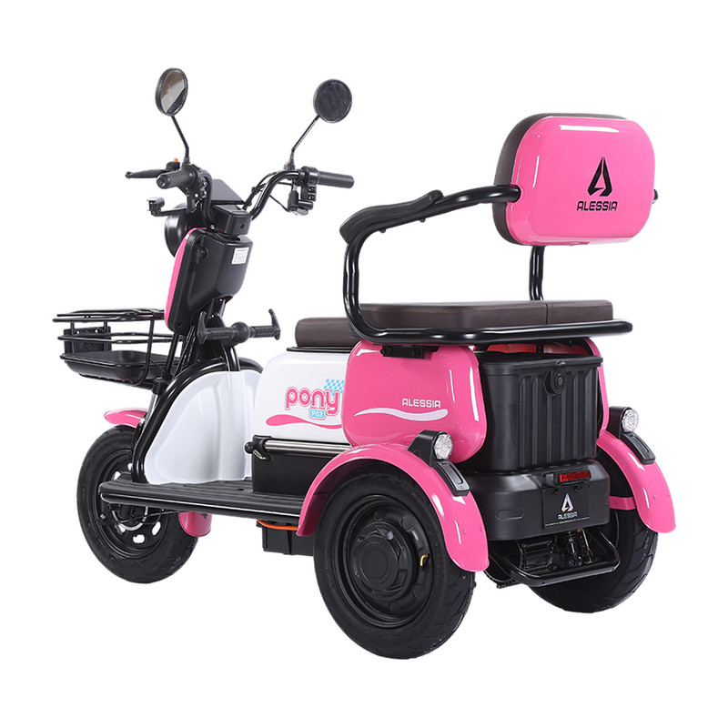 Foto 5 pulgar | Bicicleta Eléctrica Alessia Pony Color Rosa 500w