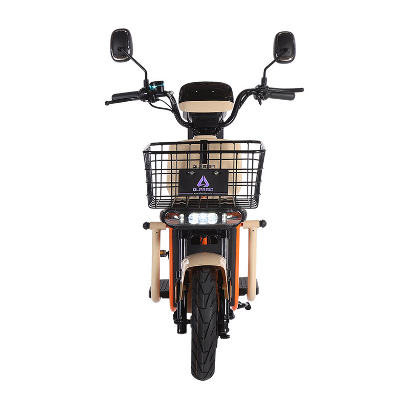 Foto 4 pulgar | Bicicleta Eléctrica Alessia Ranger Color Naranja 800w