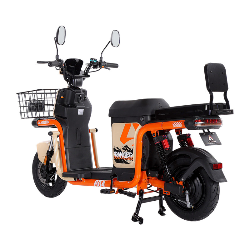 Foto 6 pulgar | Bicicleta Eléctrica Alessia Ranger Color Naranja 800w