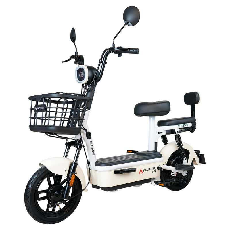 Foto 3 pulgar | Bicicleta Eléctrica Alessia Daily Urban Color Blanco 350w