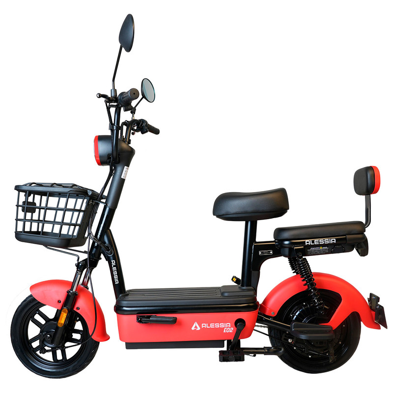 Foto 2 pulgar | Bicicleta Eléctrica Alessia Daily Urban Color Rojo 350w