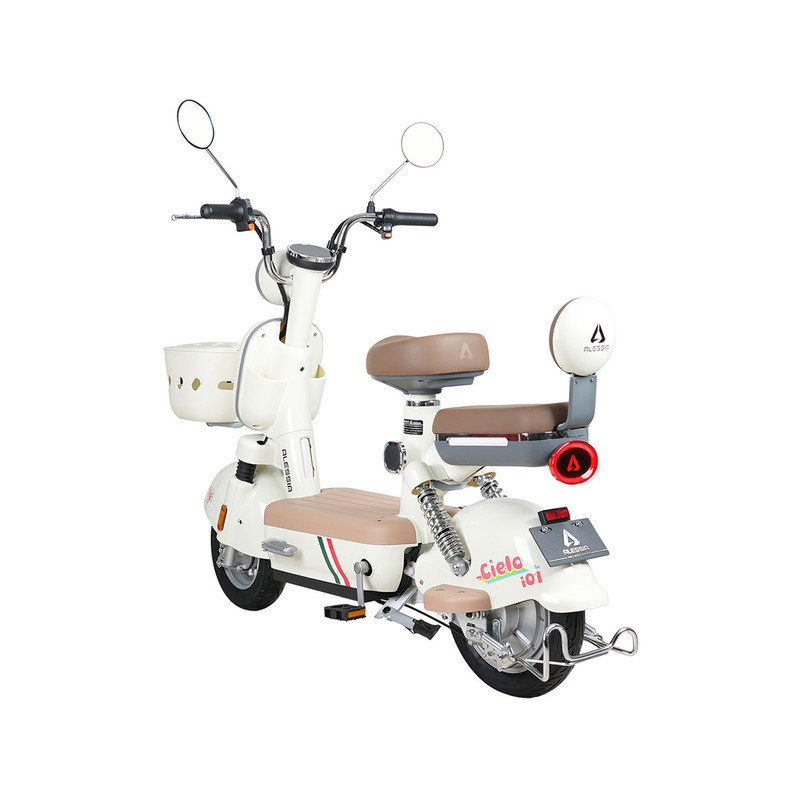 Foto 4 pulgar | Bicicleta Eléctrica Alessia Cielo Color Blanco 500w 60v