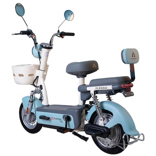 Foto 2 | Bicicleta Eléctrica Alessia Strong Urban Color Azul 400w