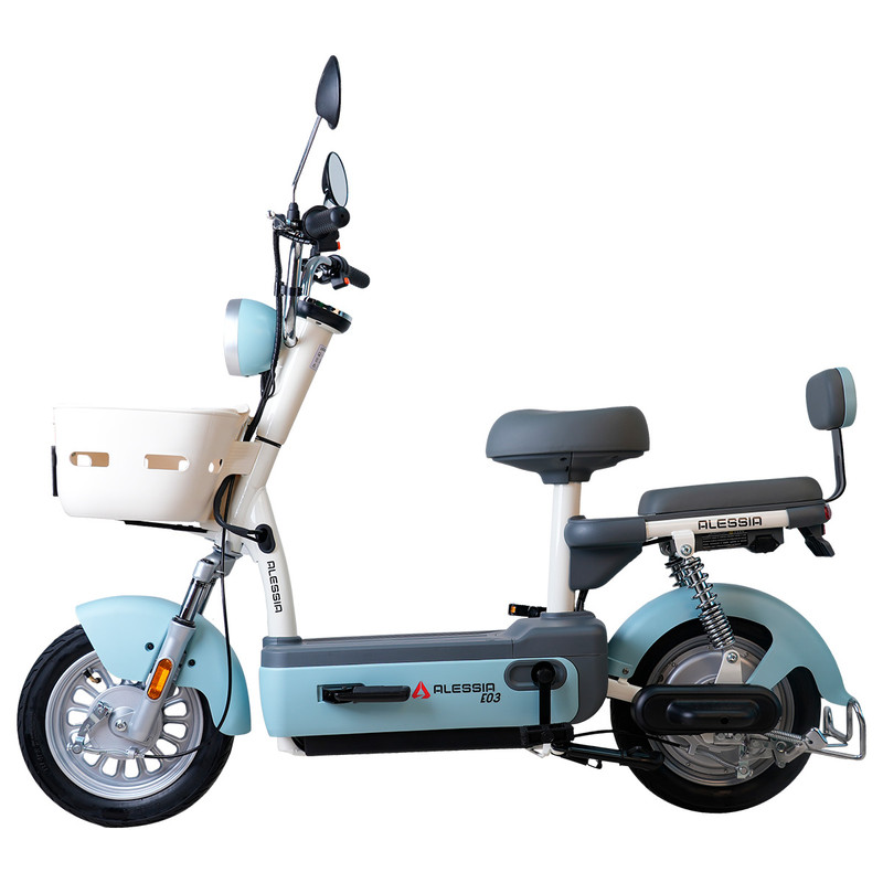 Foto 4 pulgar | Bicicleta Eléctrica Alessia Strong Urban Color Azul 400w