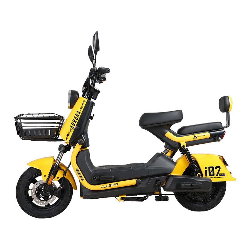 Foto 2 pulgar | Bicicleta Eléctrica Alessia Aurora Color Amarillo 800w 72v