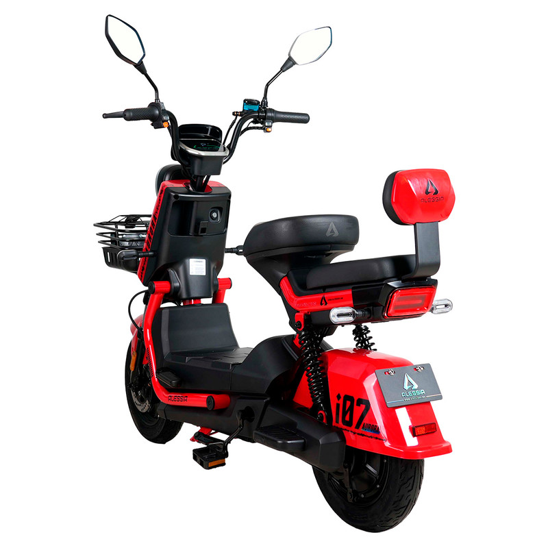 Foto 4 pulgar | Bicicleta Eléctrica Alessia Aurora Color Rojo 800w