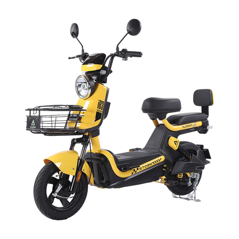 Foto 3 pulgar | Bicicleta Eléctrica Alessia Storm Color Amarillo 600w