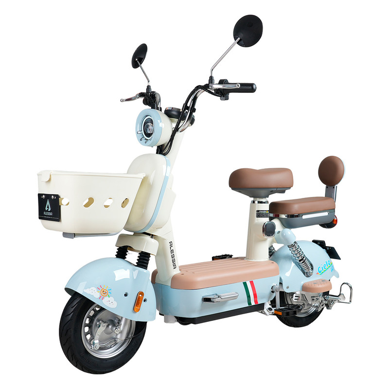 Foto 3 pulgar | Bicicleta Eléctrica Alessia Cielo Color Azul 500w 48v