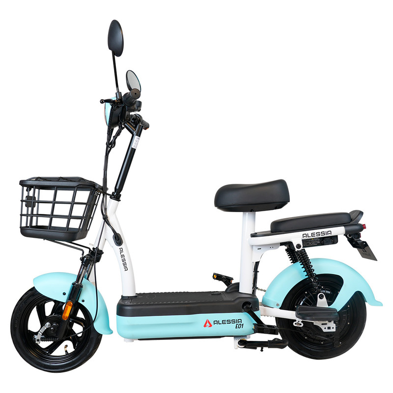 Foto 3 pulgar | Bicicleta Eléctrica Alessia Light Urban Color Azul 350w