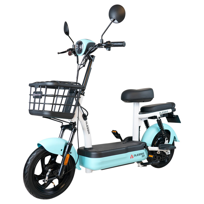 Foto 4 pulgar | Bicicleta Eléctrica Alessia Light Urban Color Azul 350w