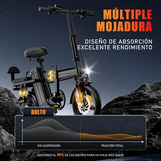 Foto 5 | Bicicleta Electrica Plegable 45km/h S1