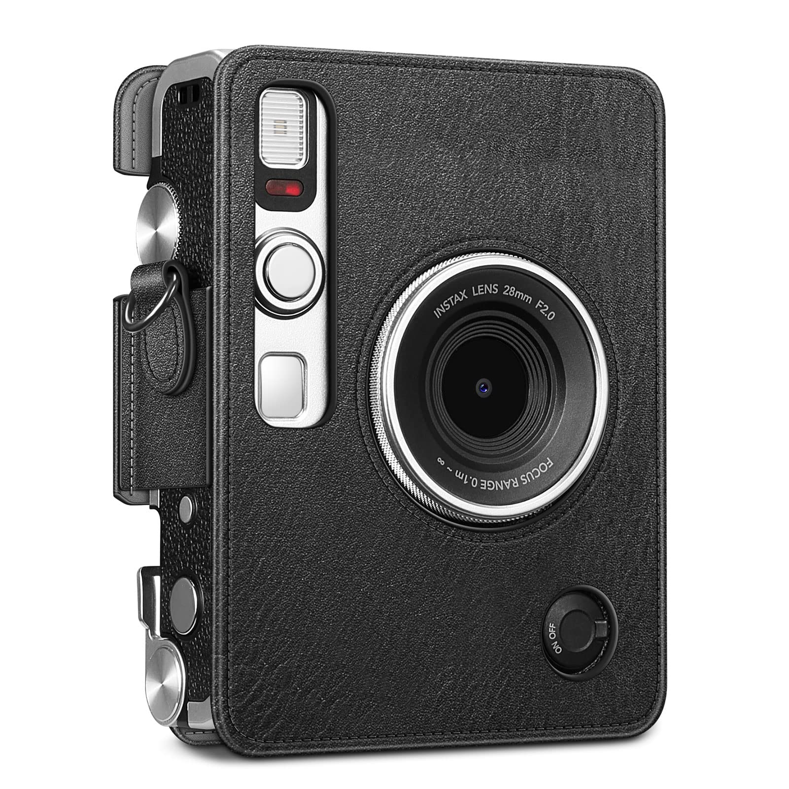 Foto 6 pulgar | Funda Protectora Fintie Negra para Cámara Fujifilm Instax Mini Evo - Venta Internacional