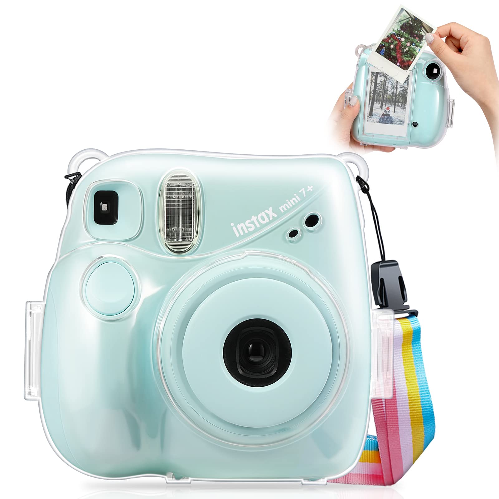 Foto 2 pulgar | Funda Protectora Transparente para Cámara Fujifilm Instax Mini 7+ - Venta Internacional