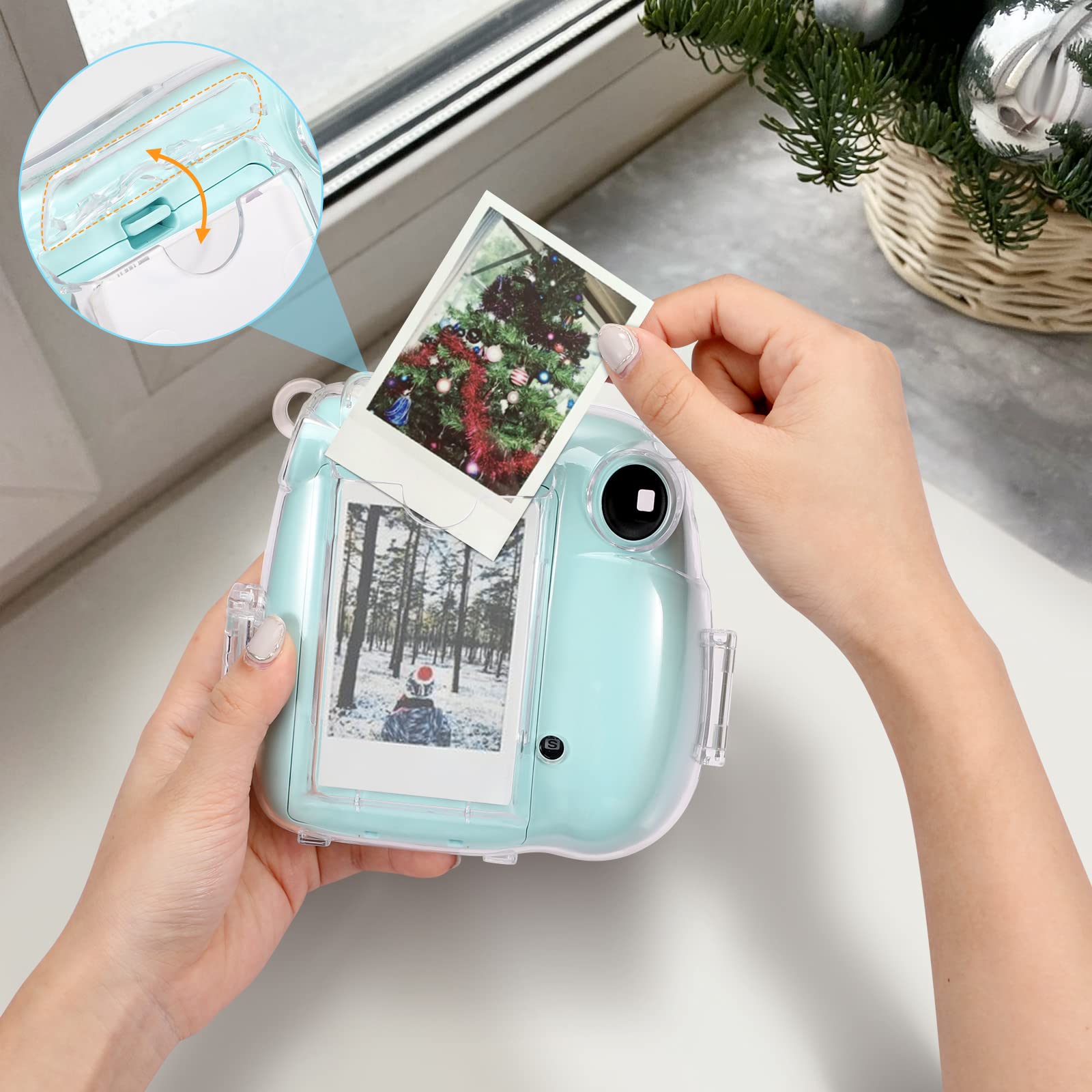 Foto 6 pulgar | Funda Protectora Transparente para Cámara Fujifilm Instax Mini 7+ - Venta Internacional