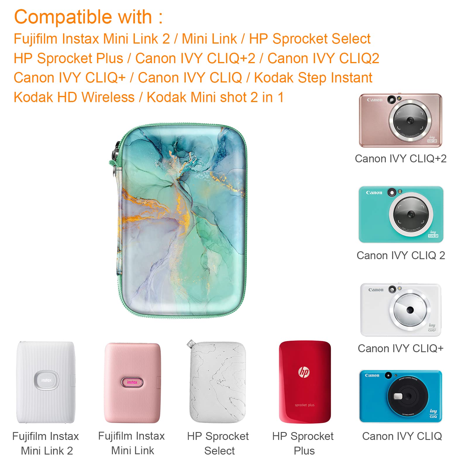 Foto 3 pulgar | Funda de Transporte Fintie para Impresora Fujifilm Instax Mini Link 2 - Venta Internacional