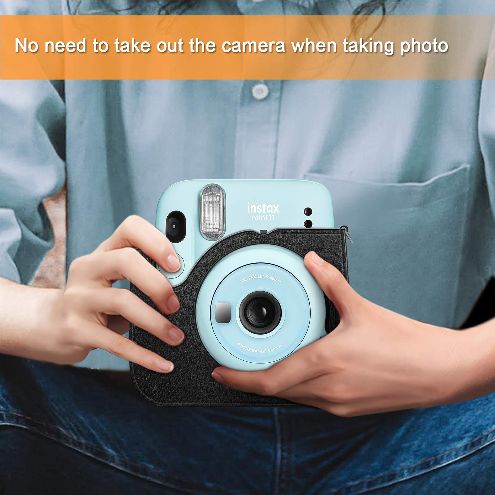 Foto 5 pulgar | Funda Protectora Fintie para Cámara Fujifilm Instax Mini 11 - Venta Internacional