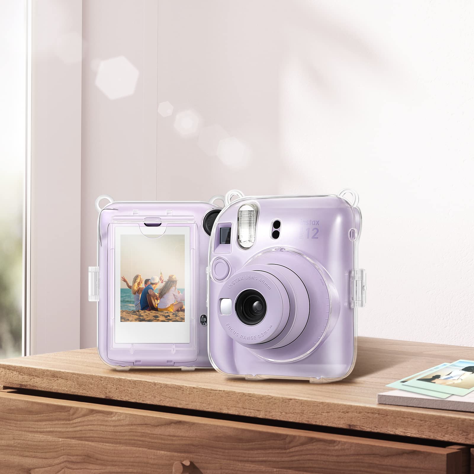 Foto 5 pulgar | Funda Protectora Transparente para Cámara Fujifilm Instax Mini 12 - Venta Internacional