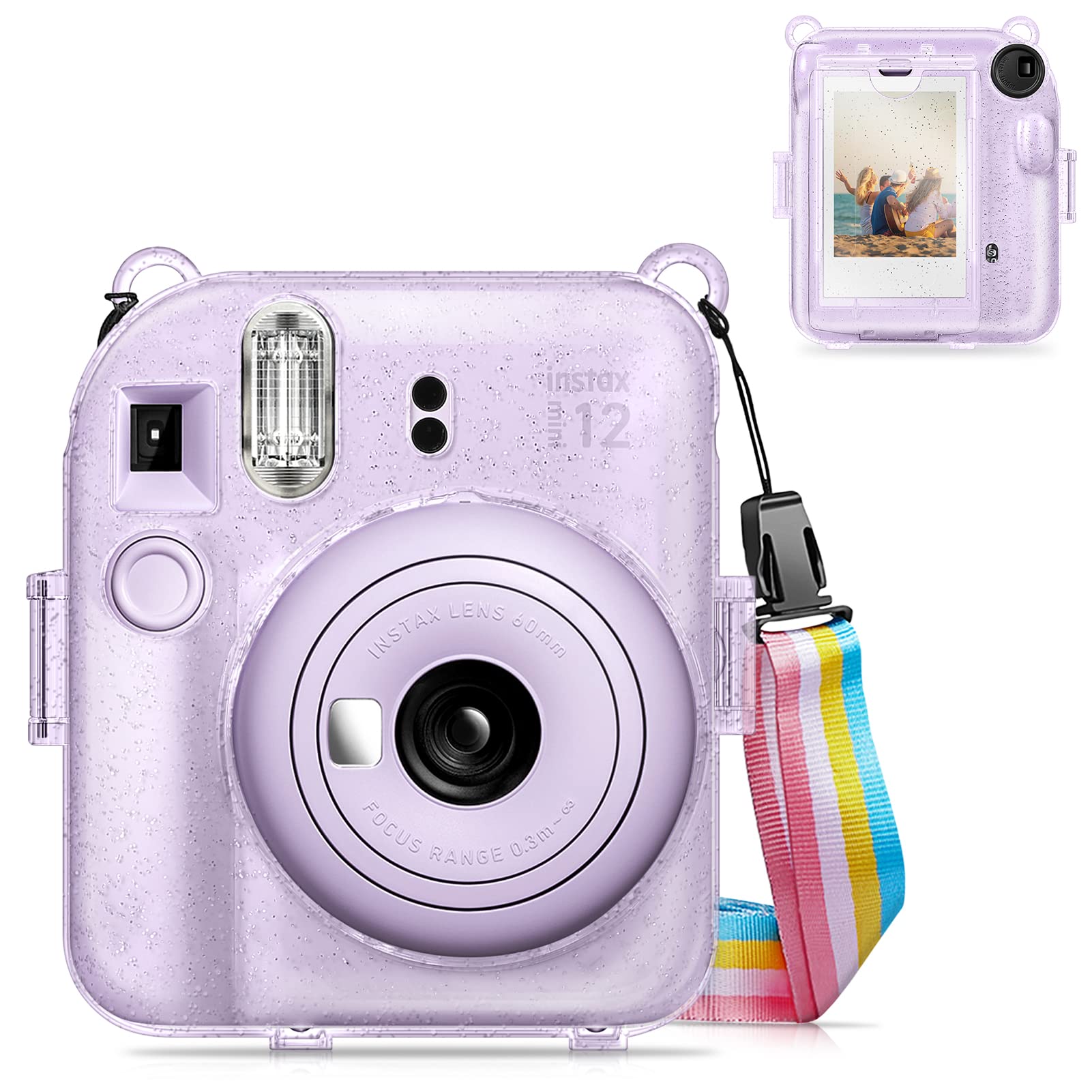 Foto 2 pulgar | Funda Protectora Transparente para Cámara Fujifilm Instax Mini 12 - Protección Duradera