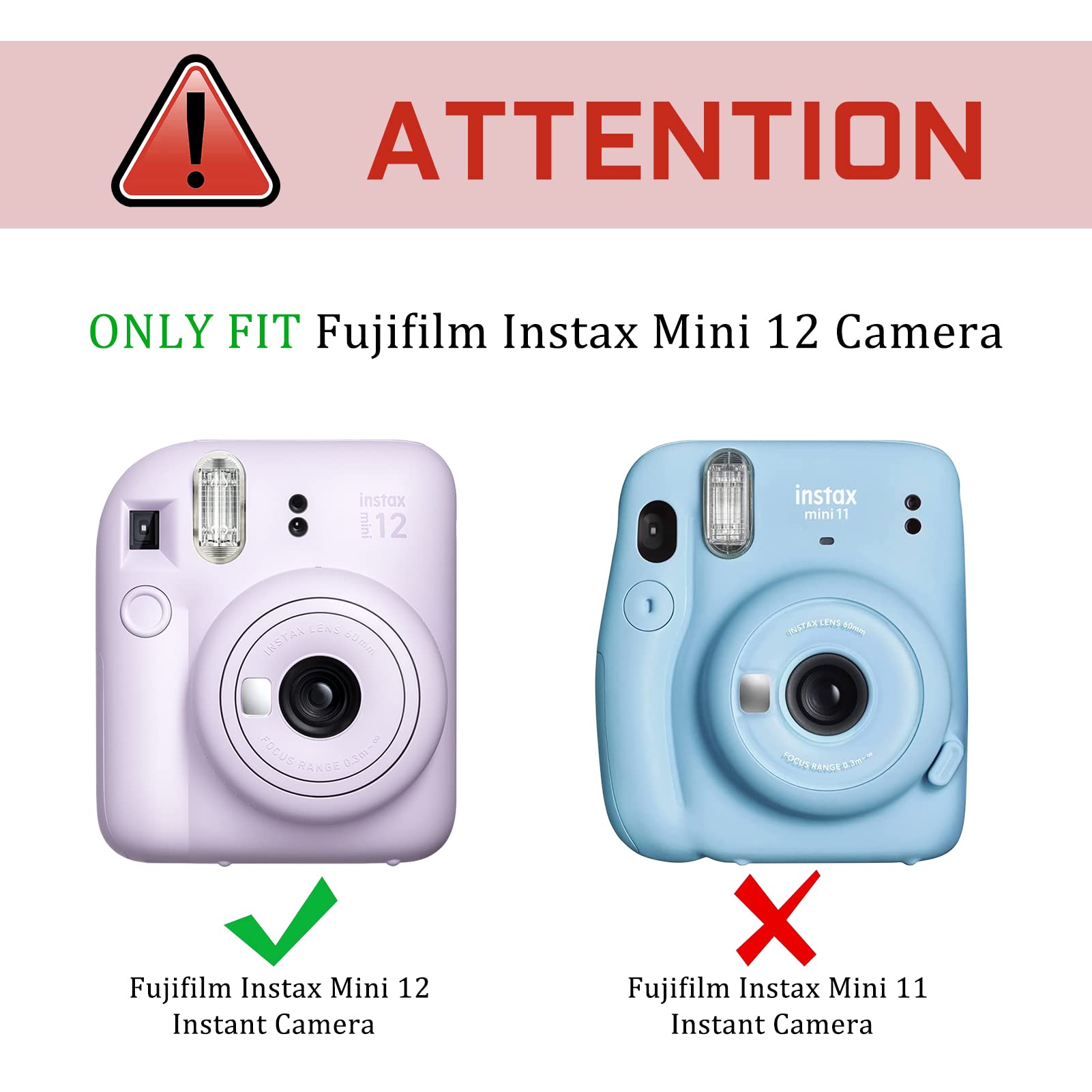 Foto 3 pulgar | Funda Protectora Transparente para Cámara Fujifilm Instax Mini 12 - Protección Duradera