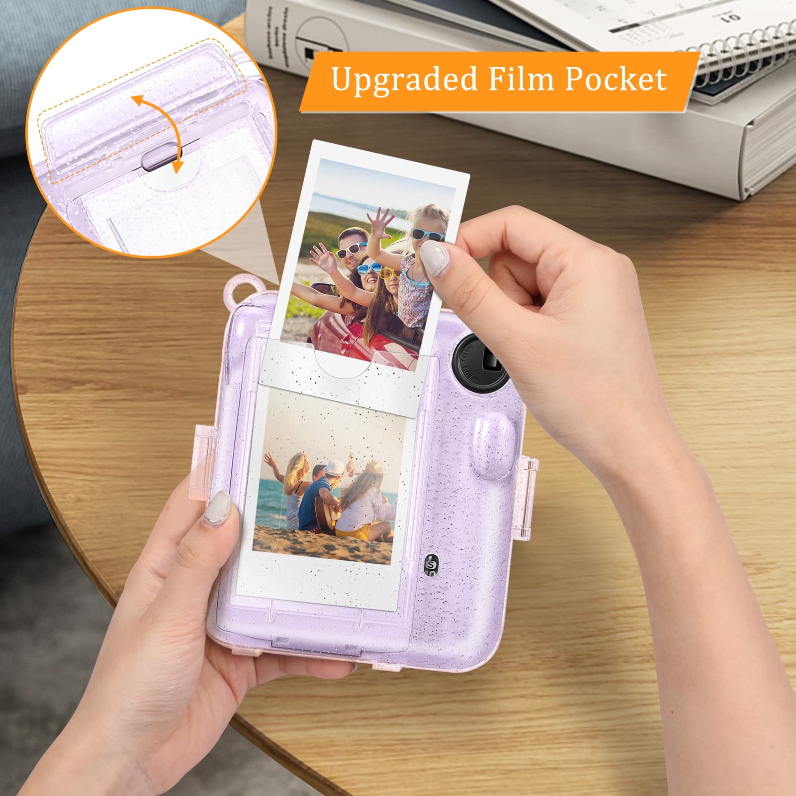 Foto 5 pulgar | Funda Protectora Transparente para Cámara Fujifilm Instax Mini 12 - Protección Duradera