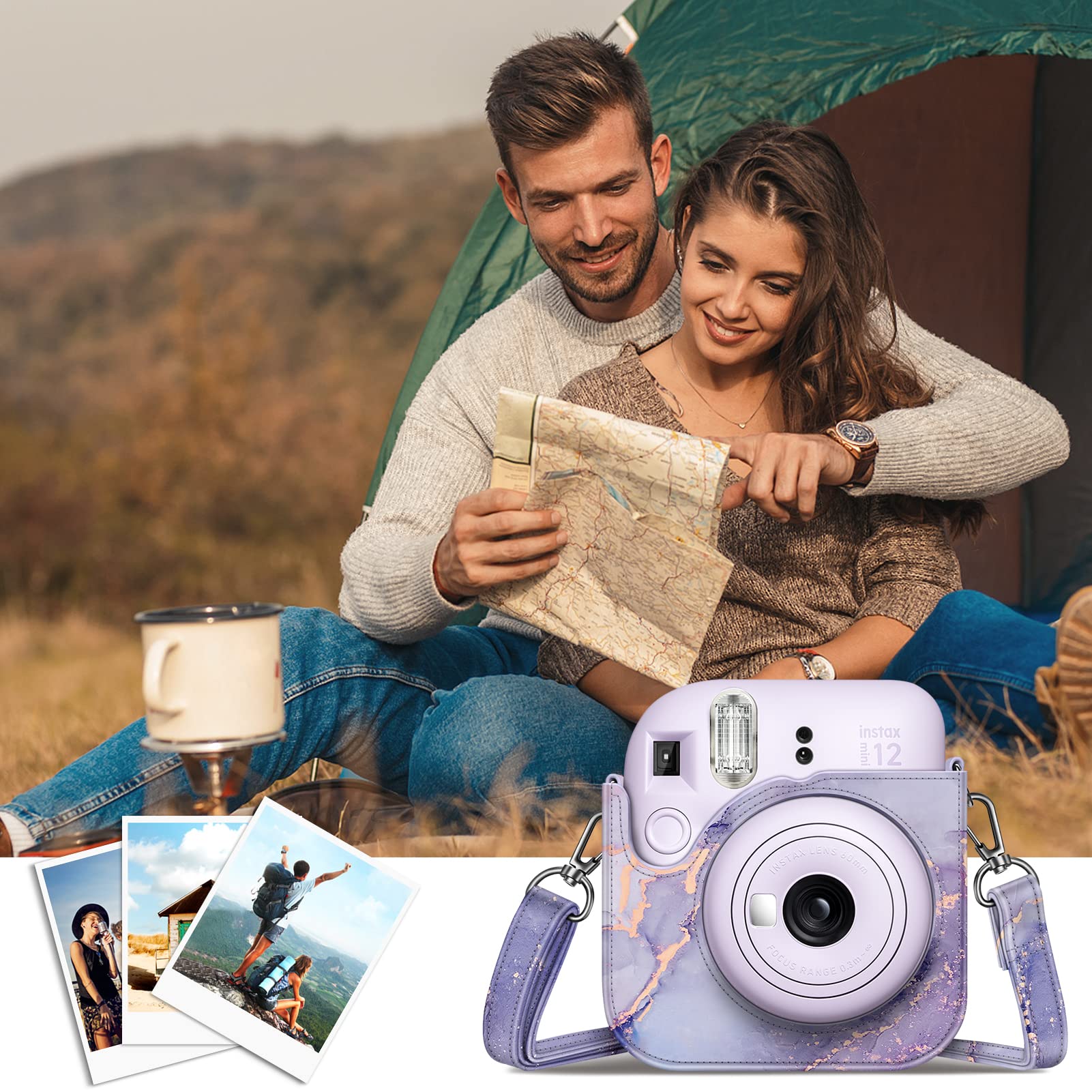 Foto 7 pulgar | Funda Protectora para Cámara Fujifilm Instax Mini 12 Fintie - Venta Internacional