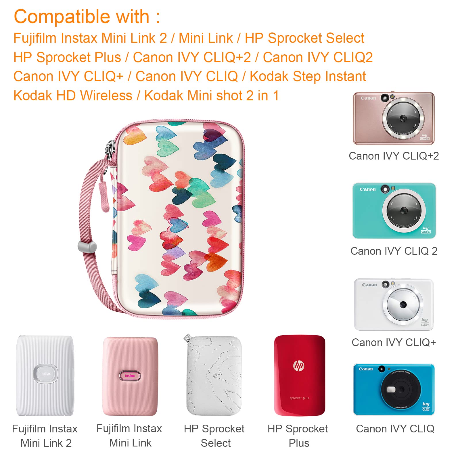 Foto 2 | Funda De Transporte Fintie para Impresora Fujifilm Instax Mini Link 2 - Venta Internacional