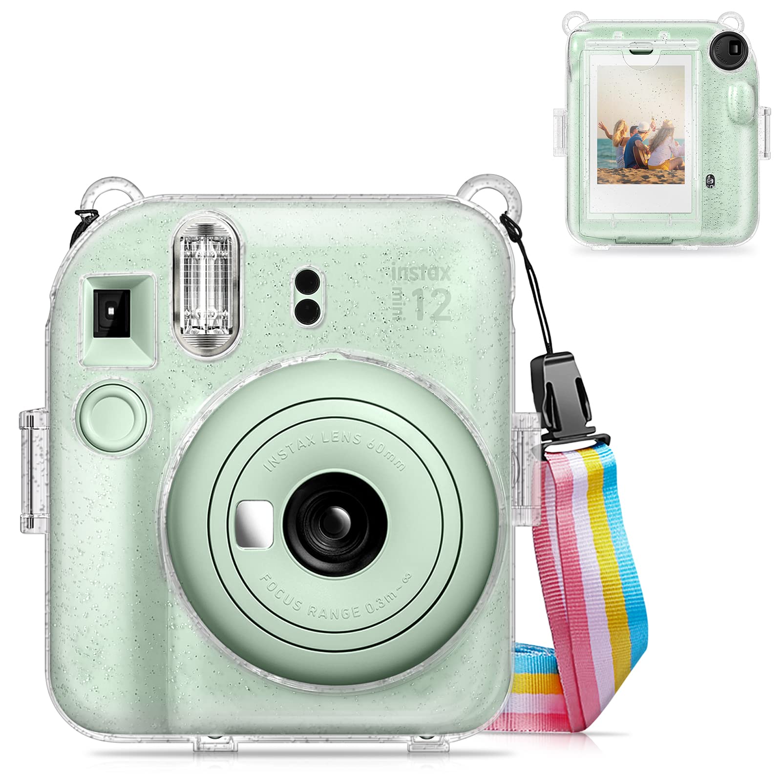 Foto 2 pulgar | Funda Protectora Fintie Transparente para Cámara Instax Mini-Venta Internacional