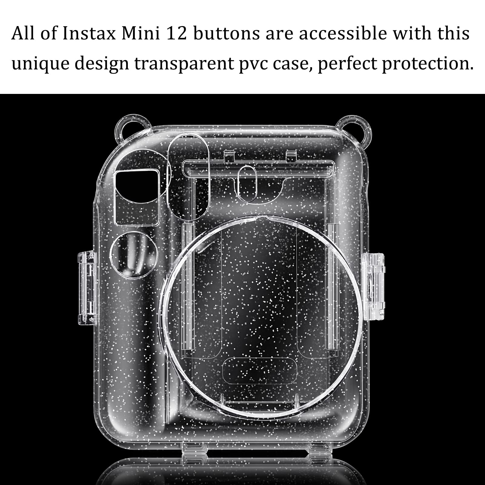 Foto 3 | Funda Protectora Fintie Transparente para Cámara Instax Mini-Venta Internacional