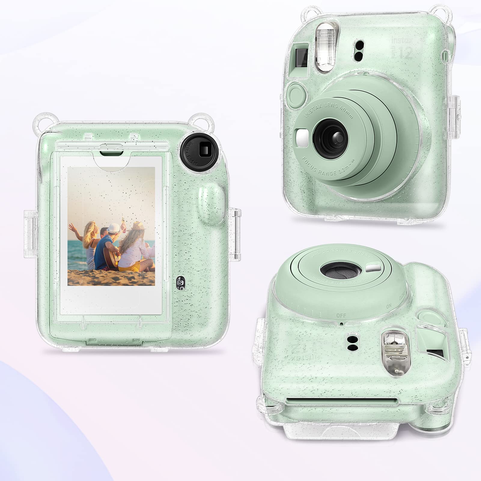 Foto 6 pulgar | Funda Protectora Fintie Transparente para Cámara Instax Mini-Venta Internacional