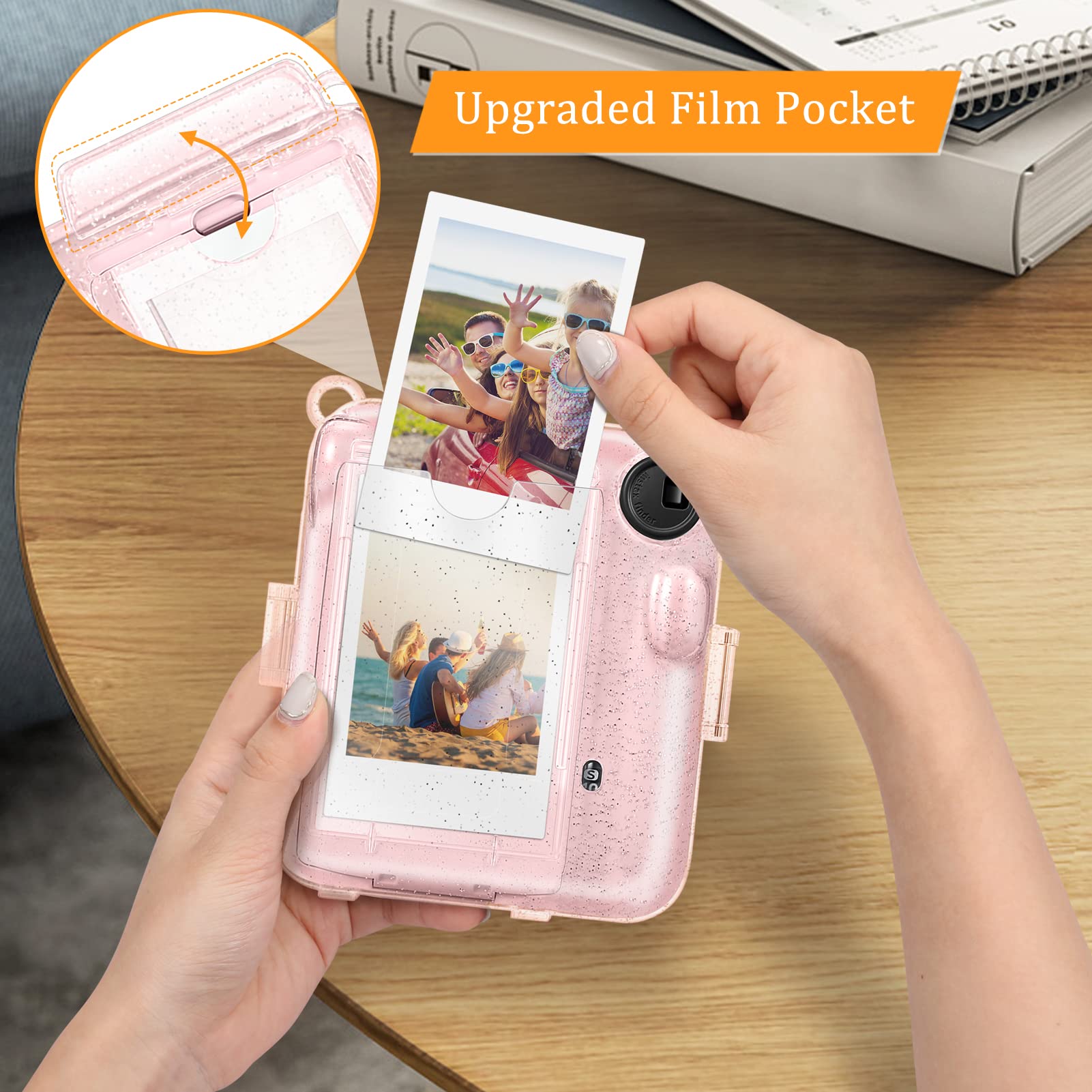 Foto 6 pulgar | Funda Protectora Transparente para Cámara Fujifilm Instax Mini 12 - Venta Internacional