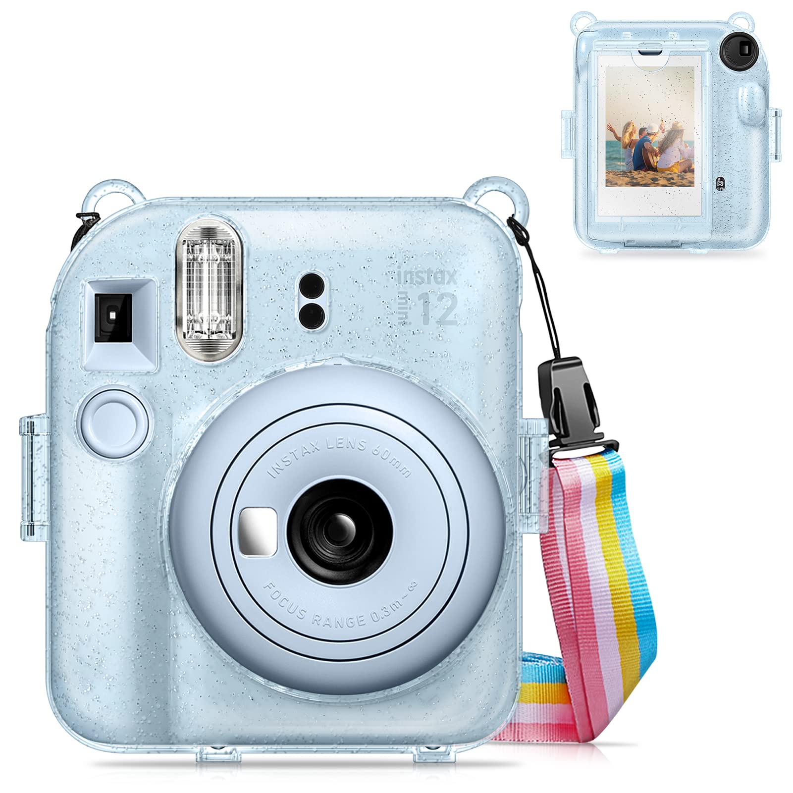 Funda Protectora Fintie Transparente para Cámara Instax Mini-Venta Internacional