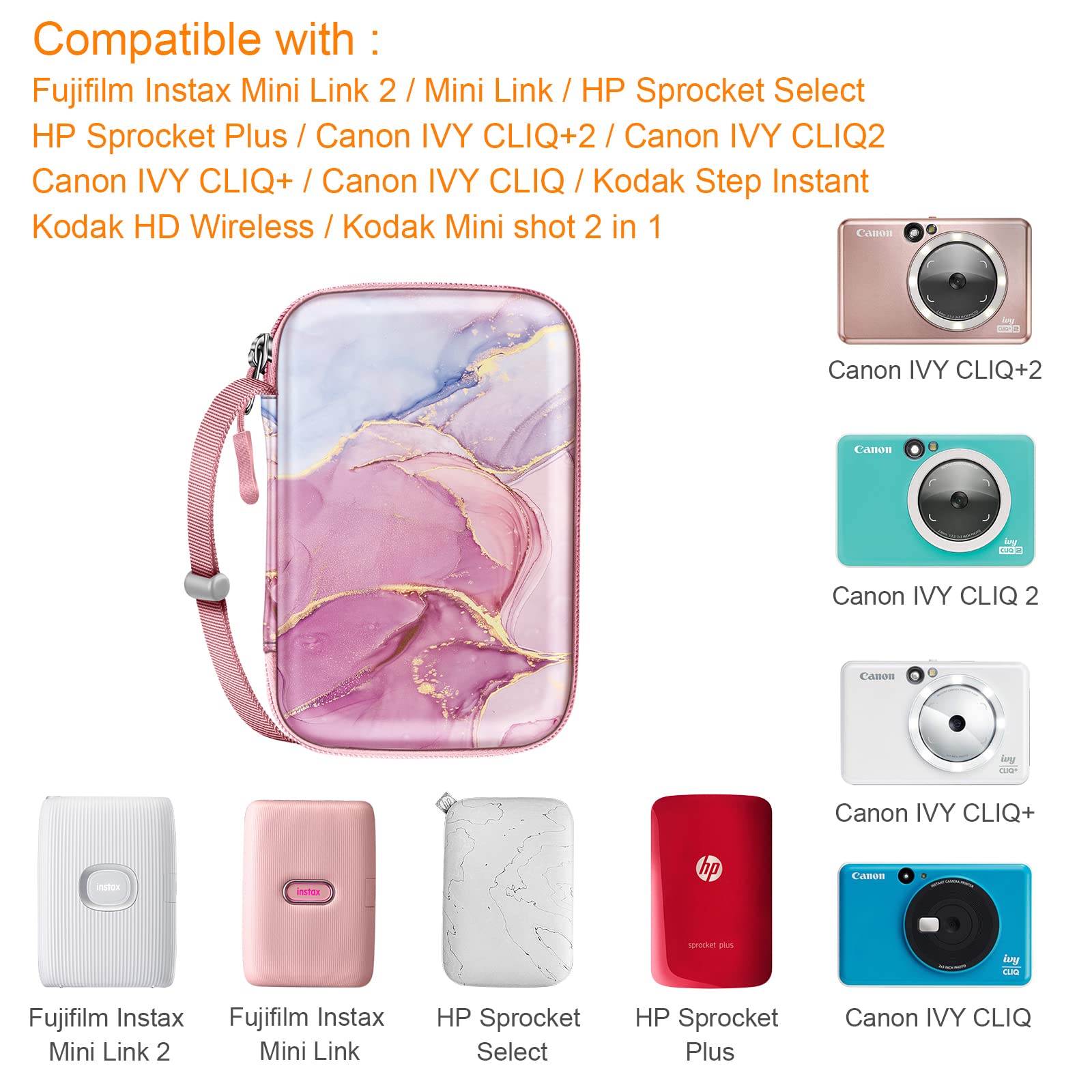 Foto 3 pulgar | Funda de Transporte Fintie para Impresora Fujifilm Instax Mini Link 2 - Venta Internacional