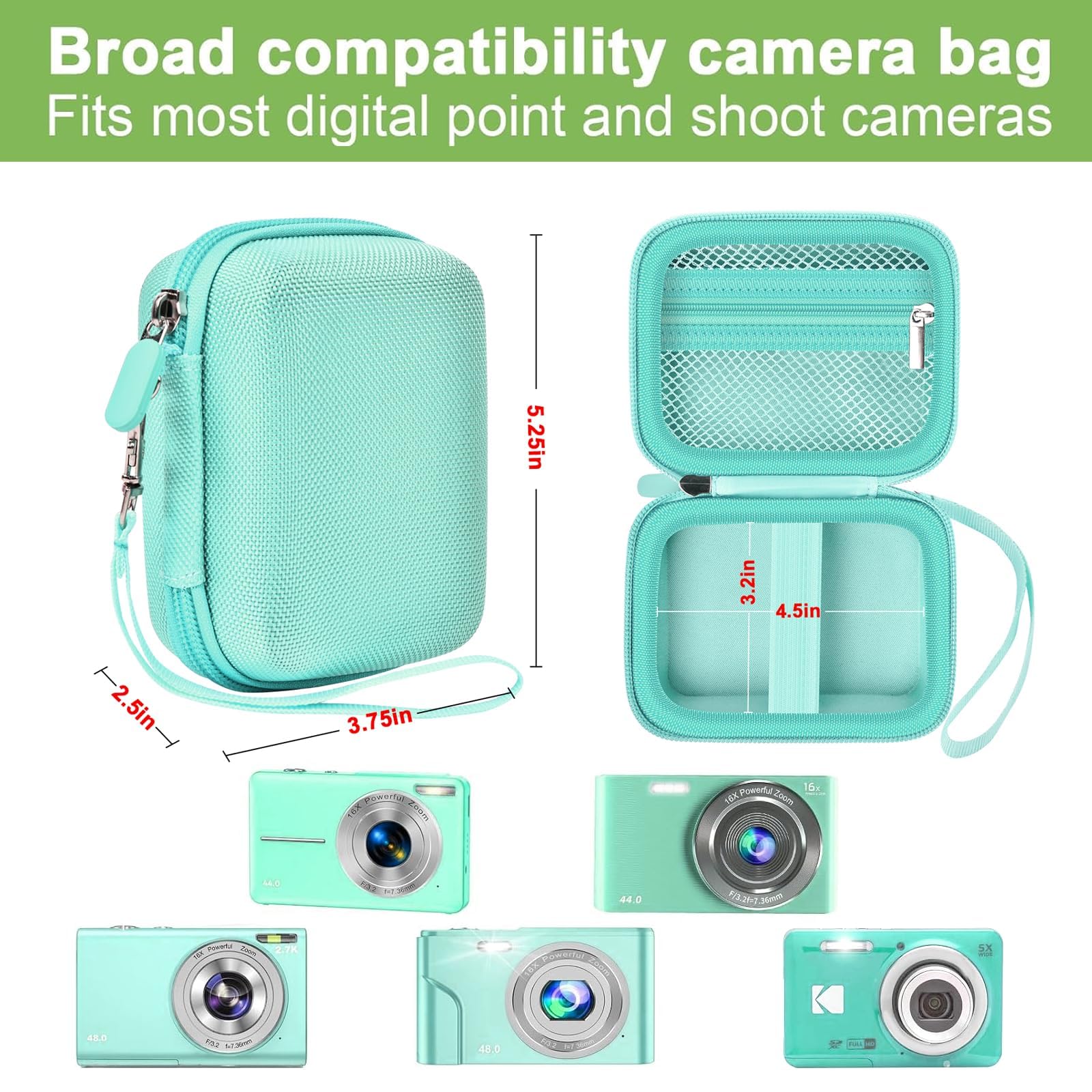 Foto 3 | Funda para Cámara Alkoo Compatible con Vahoiald Fhd 1080p - Venta Internacional