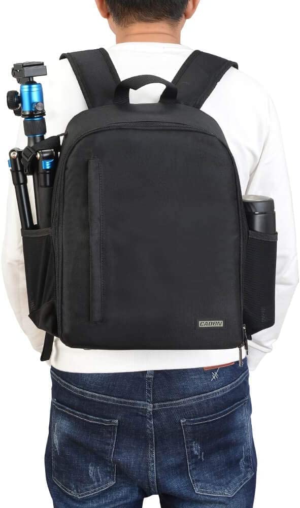 Foto 7 pulgar | Mochila Para Cámara Caden D6 Professional Impermeable Negra - Venta Internacional.