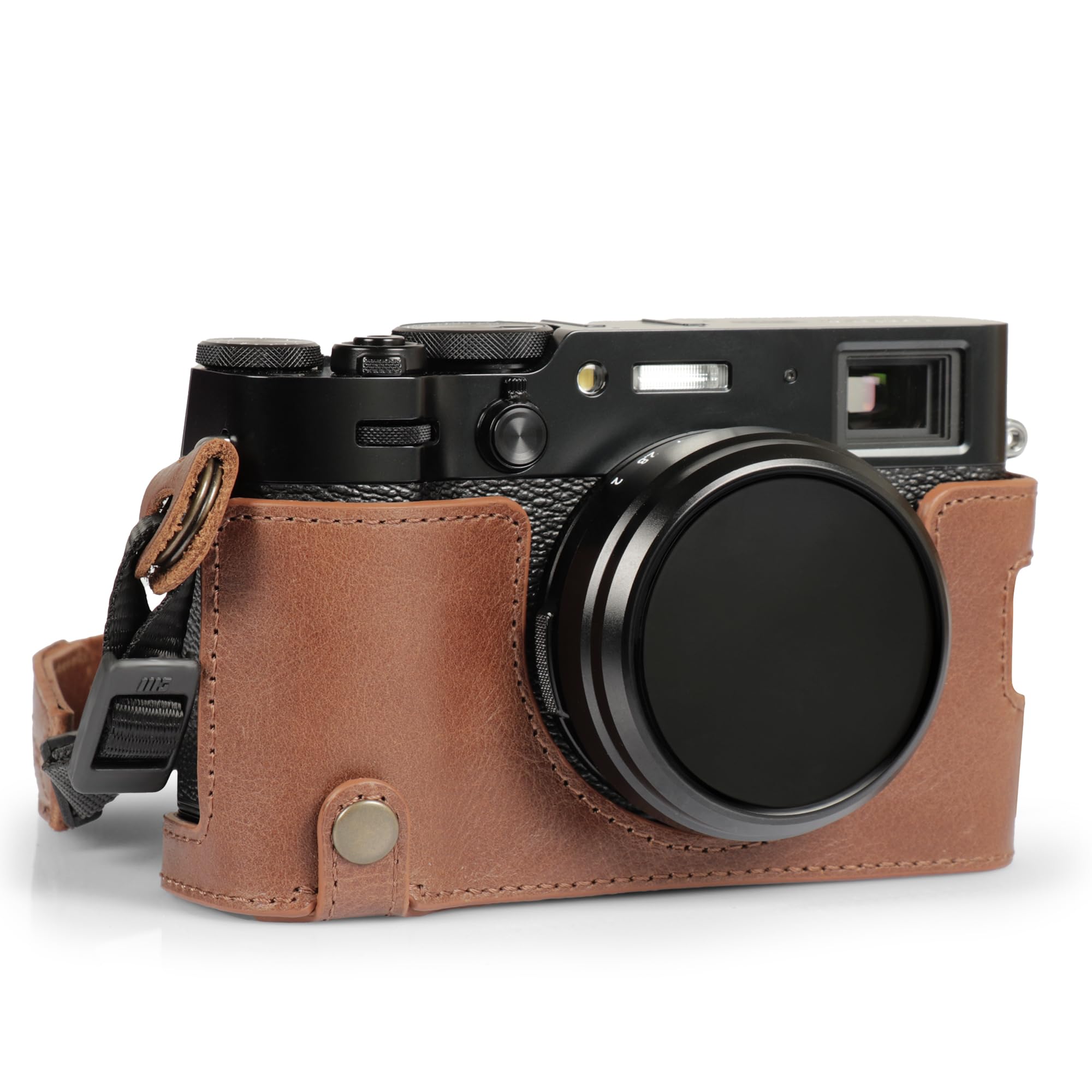 Funda De Piel Auténtica Megagear Ever Ready Para Cámara Fujifilm X10 - Venta Internacional.