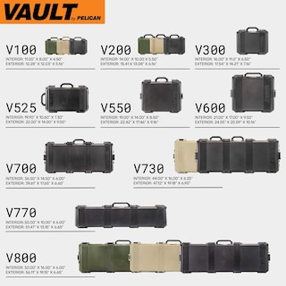 Foto 6 | Funda Pelican Vault V525 Con Separadores Acolchados Para Cámara, Color Negro - Venta Internacional.
