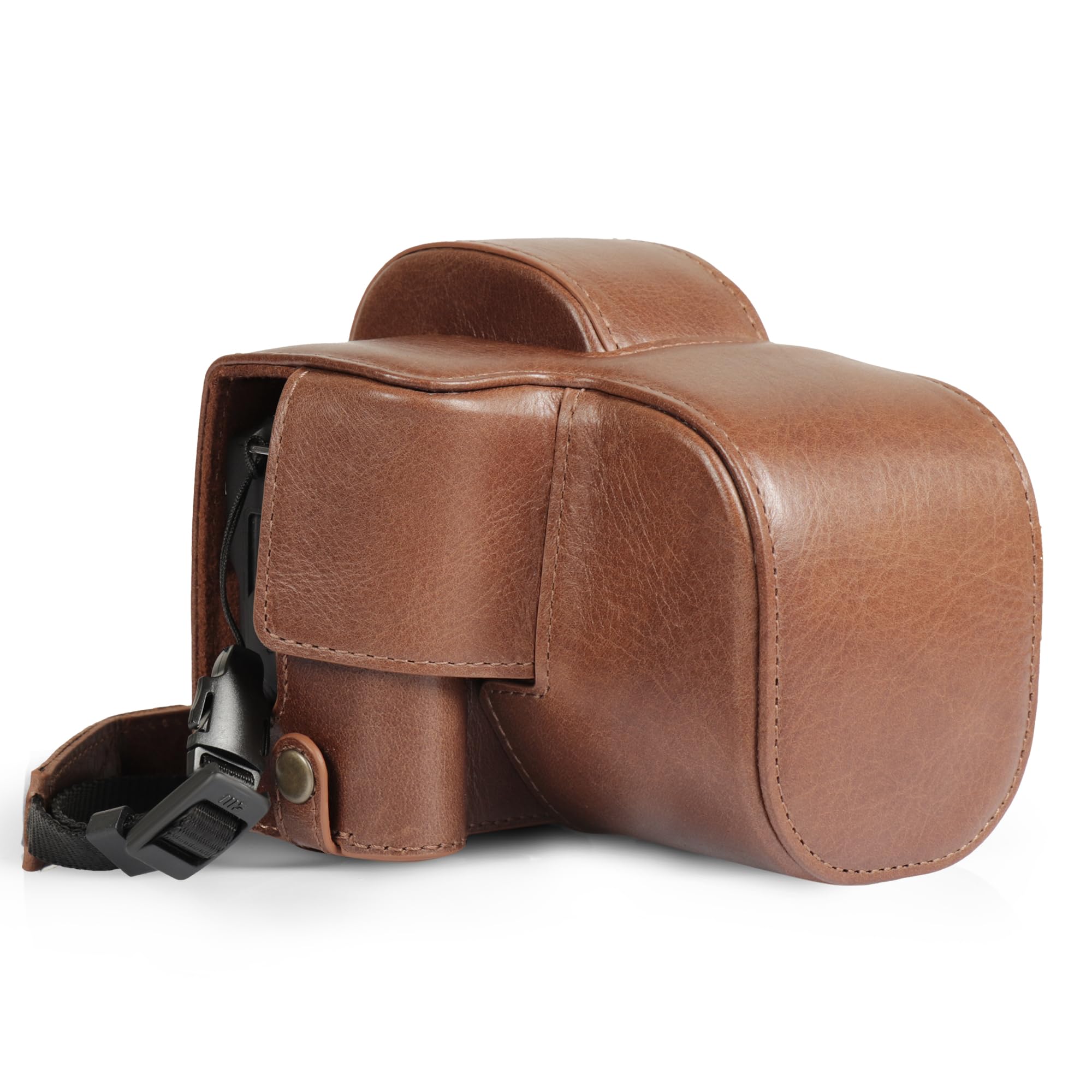 Foto 2 pulgar | Funda de Piel Auténtica Megagear para Cámara Canon Eos R100 - Venta Internacional