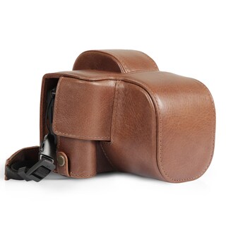 Foto 1 | Funda de Piel Auténtica Megagear para Cámara Canon Eos R100 - Venta Internacional