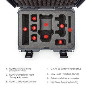 Foto 6 | Funda Rígida Impermeable Nanuk 915-mavia2s7 Con Espuma Para Dji Air - Venta Internacional.
