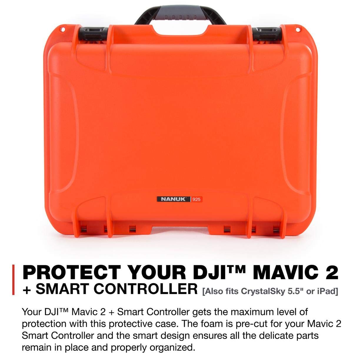 Foto 4 | Funda Rígida Impermeable Nanuk 925 Para Dji Mavic 2 Pro|zoom + Smart Controller - Venta Internacional.