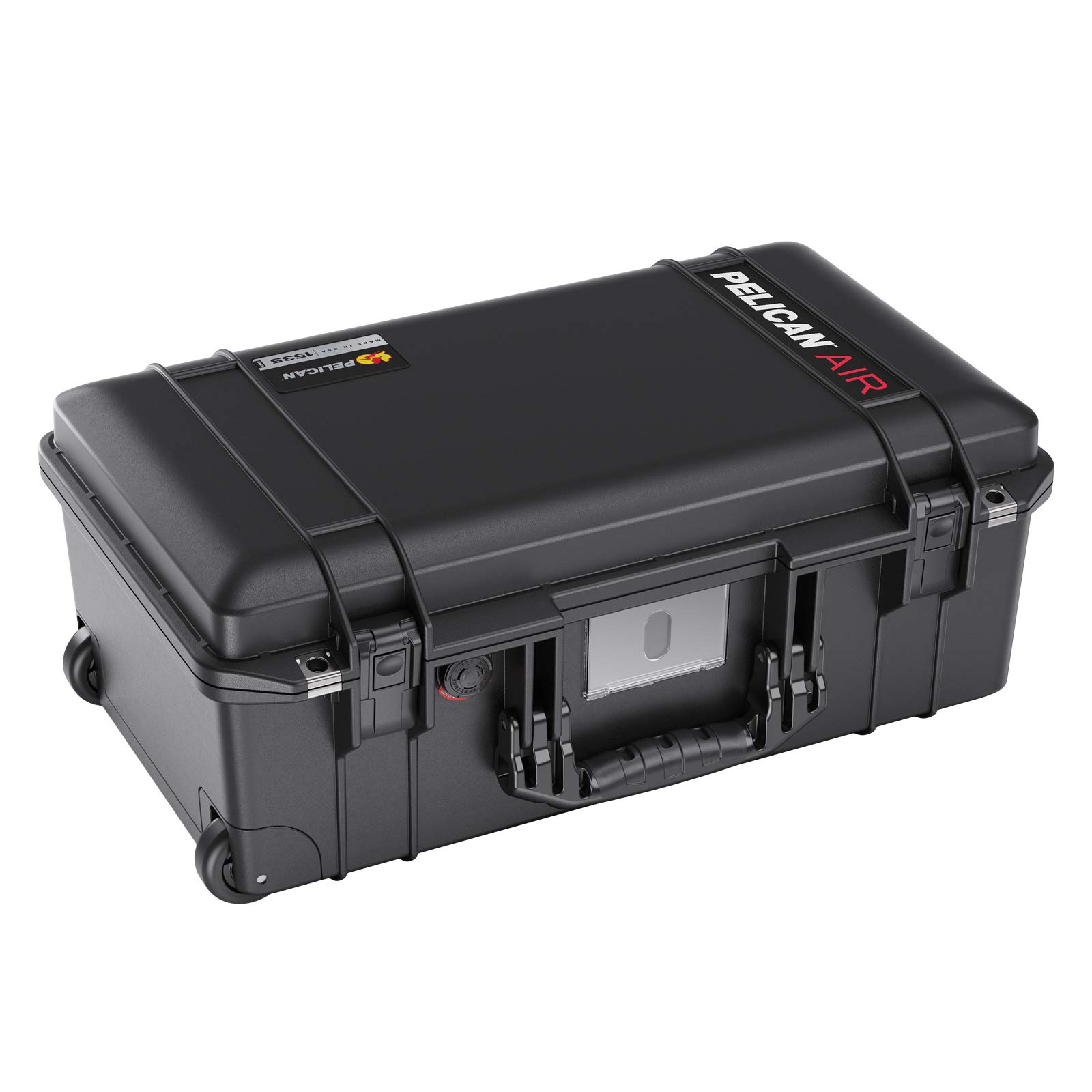 Funda Rígida Pelican Air 1535 Con Separadores Trekpack, Color Negro - Venta Internacional.