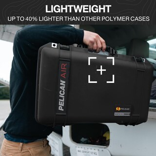 Foto 7 | Funda Rígida Pelican Air 1535 Con Separadores Trekpack, Color Negro - Venta Internacional.