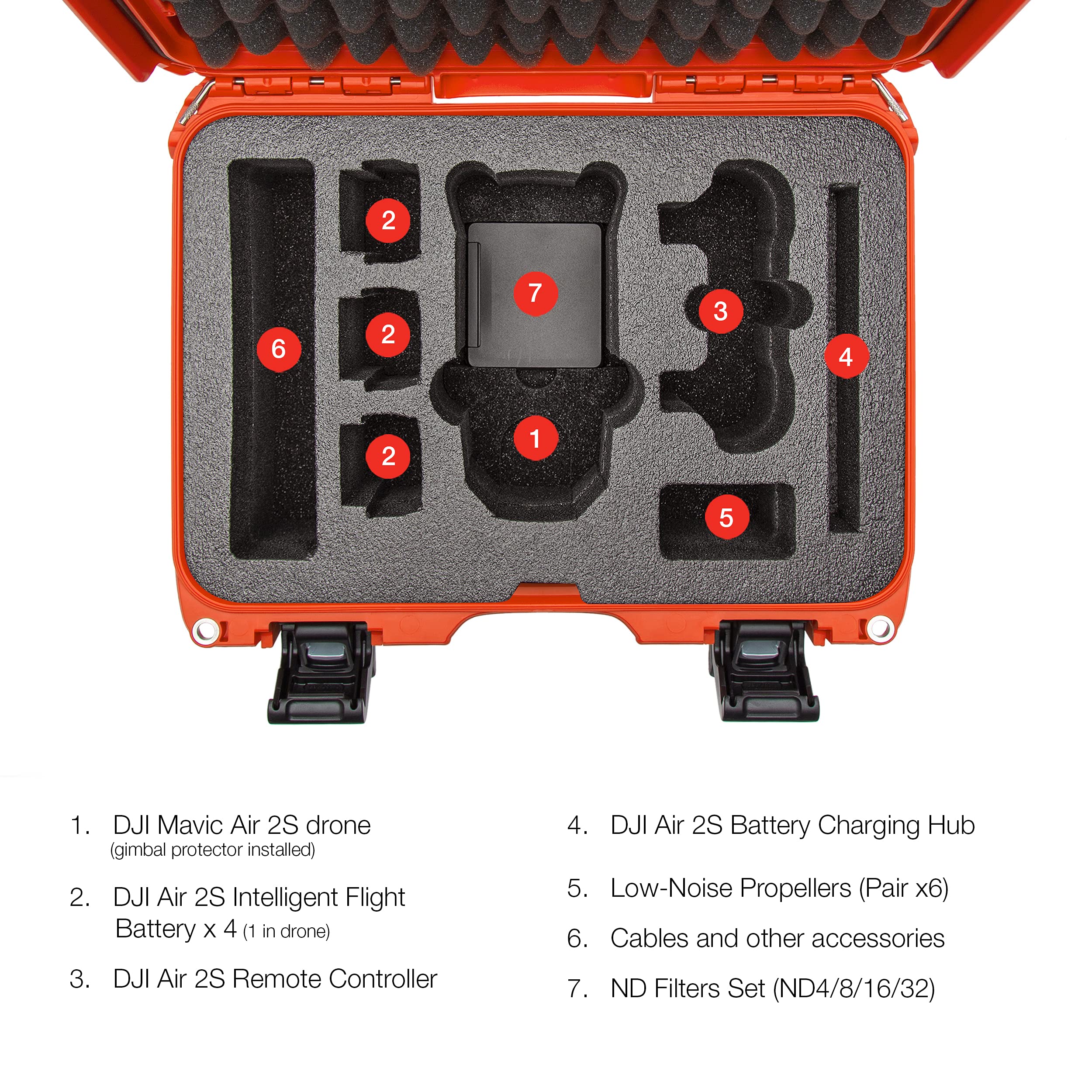 Foto 6 | Funda Rígida Impermeable Nanuk 915-MAVIAS3 para DJI Air 2S Combo - Venta Internacional