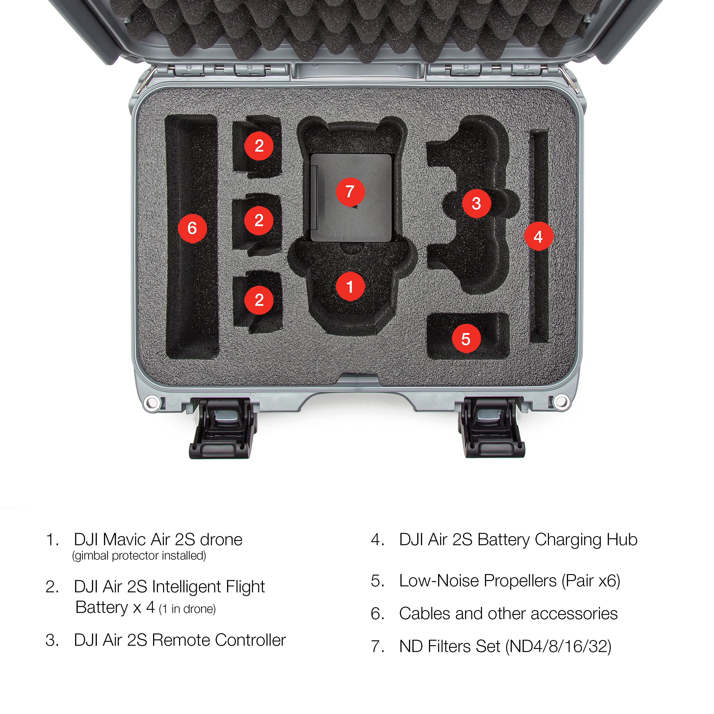 Foto 6 | Funda Rígida Nanuk 915-MAVIA2S5 Impermeable para DJI Air 2S Combo - Venta Internacional