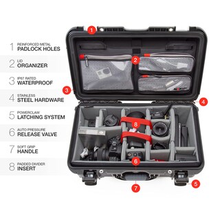 Foto 6 | Funda Rígida Impermeable Para Equipaje De Mano, Kit Fotográfico Nanuk 935 Pro - Venta Internacional.